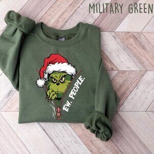 Ew People Sweatshirt, Grinch Sweatshirt, Grinchmas Sweatshirt